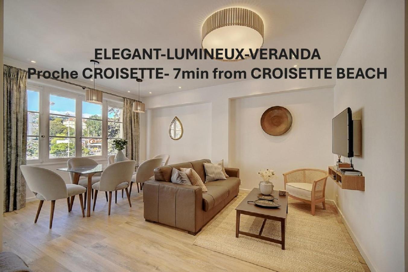 Magnifique 3 Pieces Renove Cannes Centre 'Banane' Avec Veranda ! A2B88 Εξωτερικό φωτογραφία